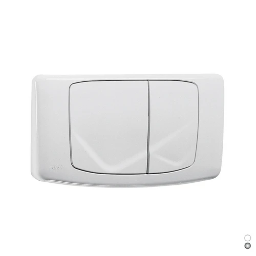 Placca doppia scarico rios valsir cromato lucido