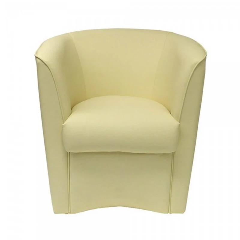 Poltrona Adda 75x66x76 cm in Similpelle beige
