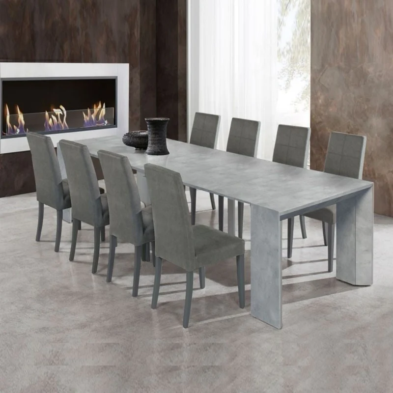 Consolle Allungabile 48/283x76x90 cm Italia cemento