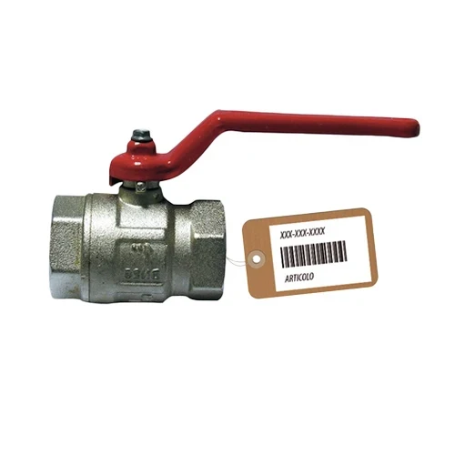 Valvola a sfera ff con leva f-brico 1/2 dn 15 pn 64