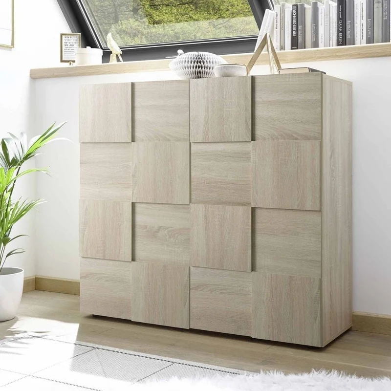 Mobile 121x41x111 cm 2 ante Artica rovere