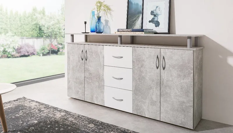 Credenza Nevada 4 ante e 3 cassetti