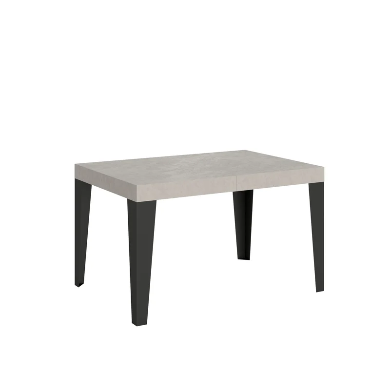 Tavolo Allungabile 120/380x90 cm Flame Cashmere Gambe Antracite