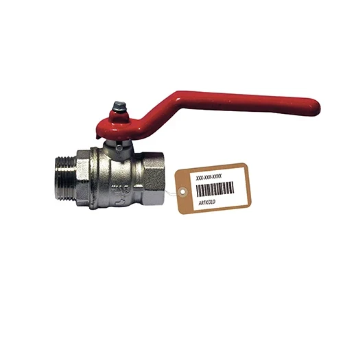 Valvola a sfera mf con leva f-brico 1/2 dn 15 pn 64