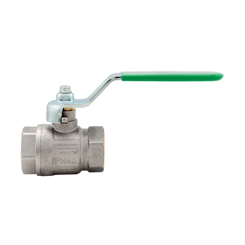 Valvola a sfera ideal dvgw ff con leva piatta passaggio totale 1/2 dn 15 50 bar / 725 psi