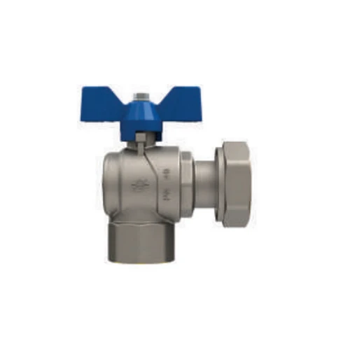 Valvola a sfera con farfalla a squadra evolution femmina dado girevole 3/4 x 3/4 dn 20 pn 40