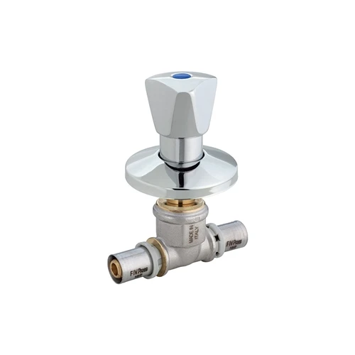 Valvola da incasso sottointonaco con volantino 20 x 20