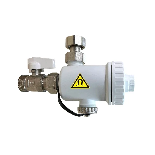 Defangatore magnetico sotto caldaia bianco 3/4
