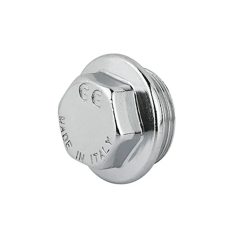 Tappo maschio ottone cromo 3/4