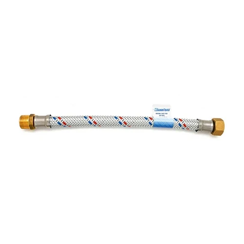 Flessibile antivibrante in acciaio zincato mf cm 20 3/4