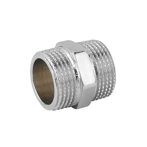 Niplles doppio mm ottone cromo 3/4