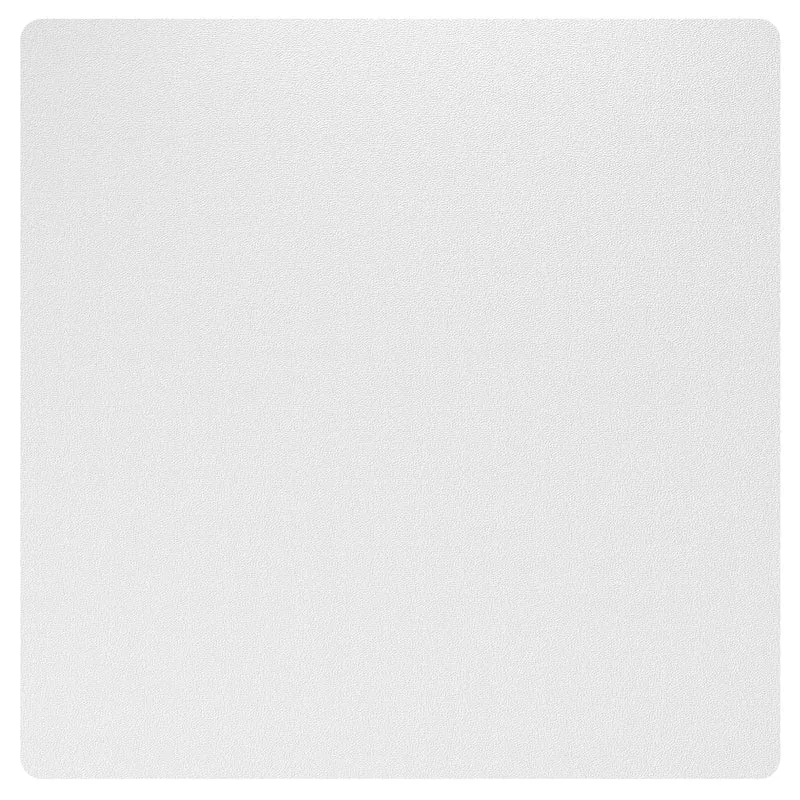 Tappetino per Sedia Ufficio Salvapavimento 120x120 cm in Plastica Trasparente