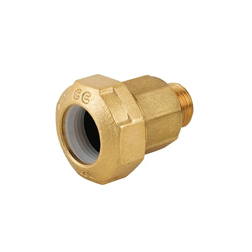 Raccordo maschio ridotto in ottone per tubo pe 1 x 40
