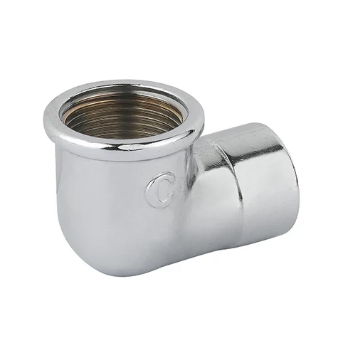Gomito ridotto ff ottone cromo 1 x 3/4
