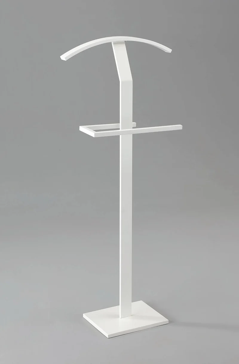 Indossatore in Metallo 45x21x110 cm Zen Bianco