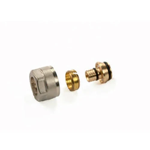 Dado nichelato ogiva e inserto eurocono per tubo multistrato 3/4 ekx20 2.0