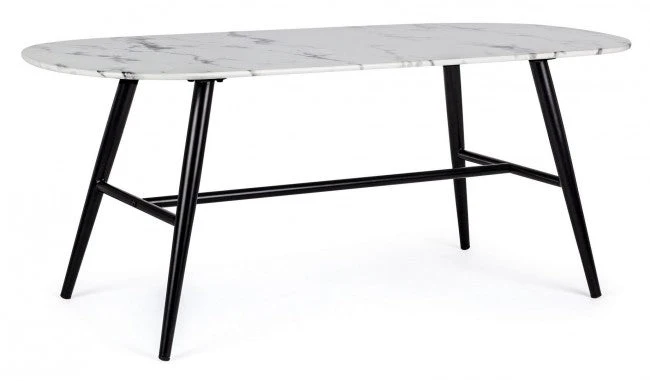 Tavolino Marble 110x50 in Vetro