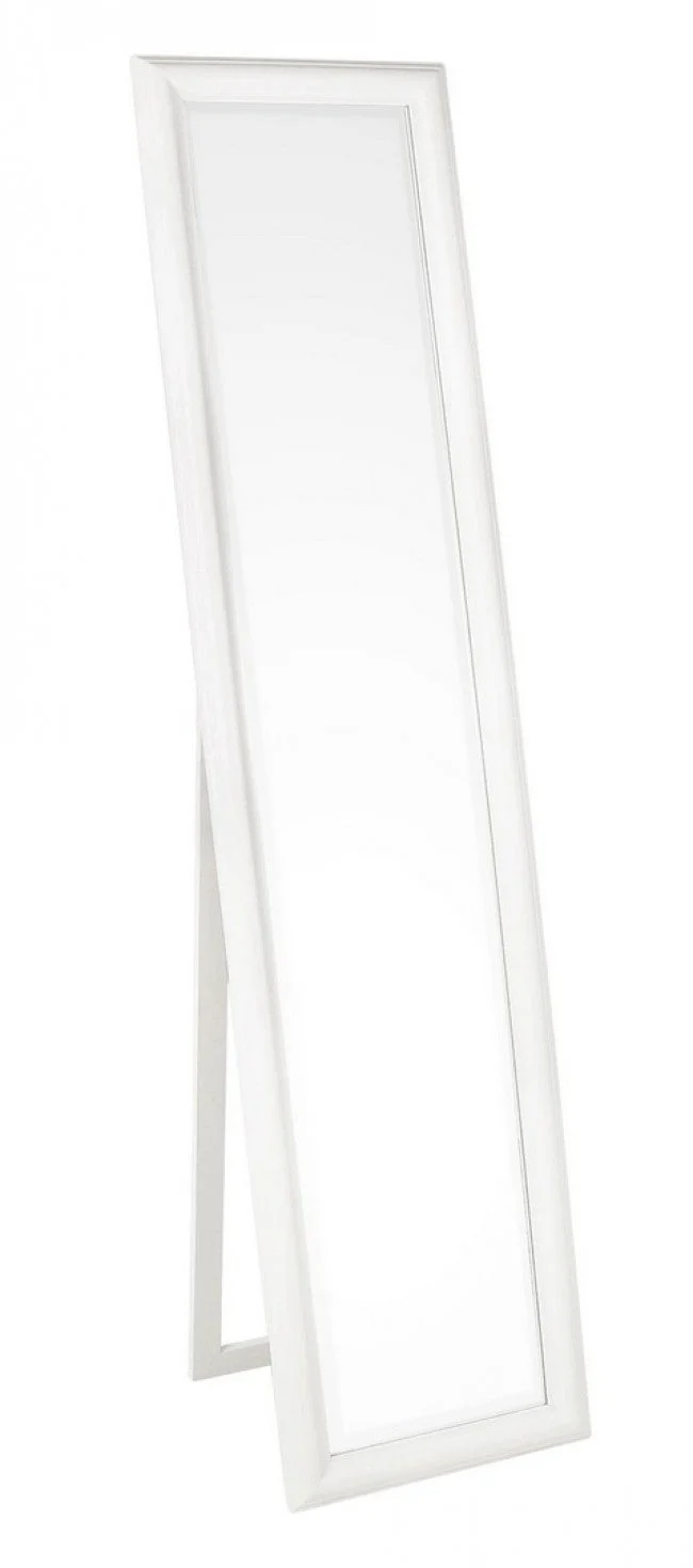 Specchio Sanzio con Cornice Bianca 40x170 in Legno