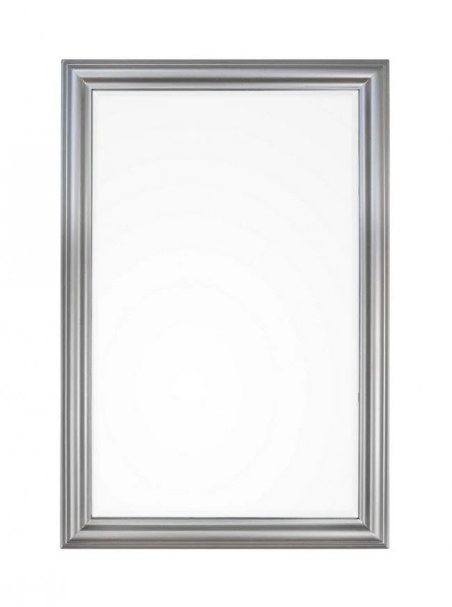 Specchio Sanzio con Cornice Argento 60x90 in Legno