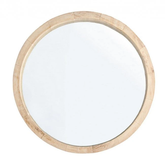 Specchio con Cornice Tiziano 2576 Tondo D42 in Legno