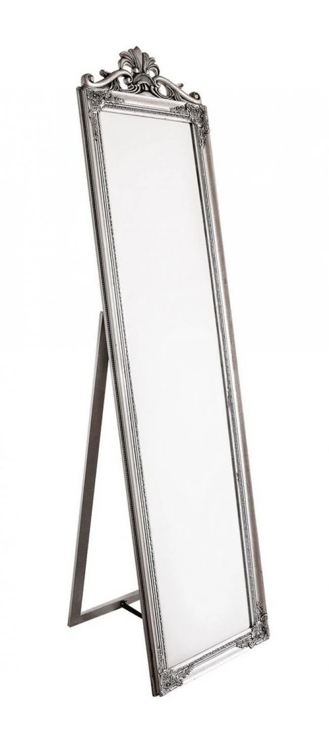 Specchio Miro con Cornice Argento 45x180 in Legno