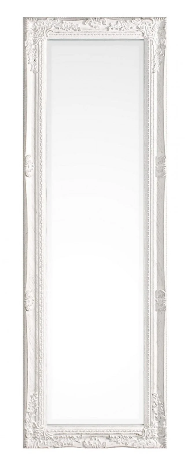 Specchio Miro con Cornice Bianco 42x132 in Legno