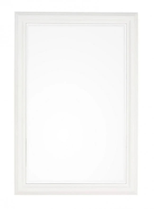 Specchio Sanzio con Cornice Bianco 60x90 in Legno
