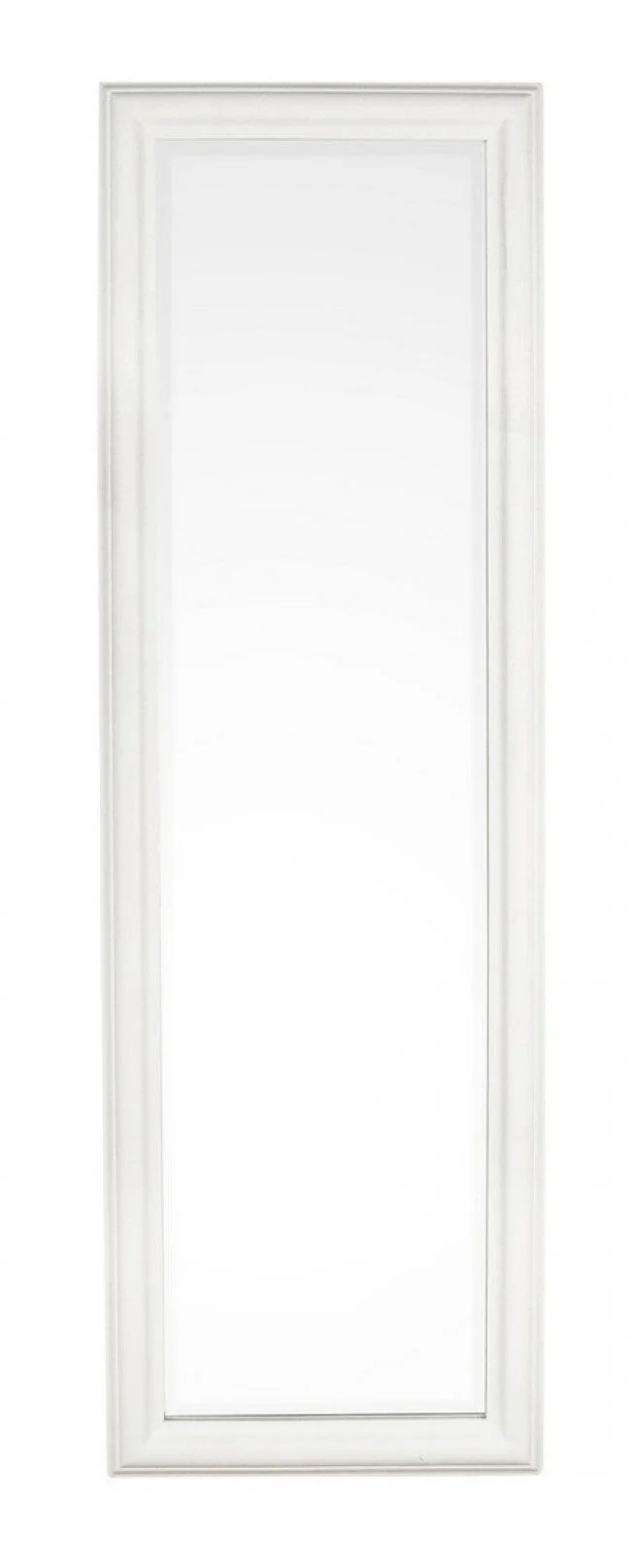 Specchio Sanzio con Cornice Bianco 42x132 in Legno