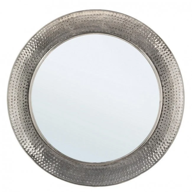 Specchio con Cornice Adara Nickel D80 in Metallo