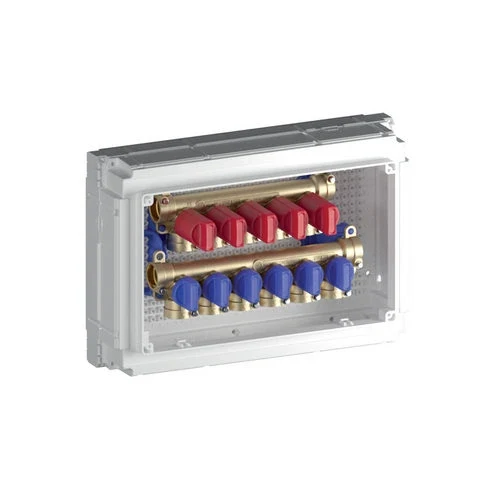 Kit collettore sanitario multi intercettazione da incasso 6 5 uscite 6 5 fastec f13