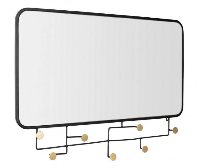 Specchio con Appendini Korbit T15 in Metallo