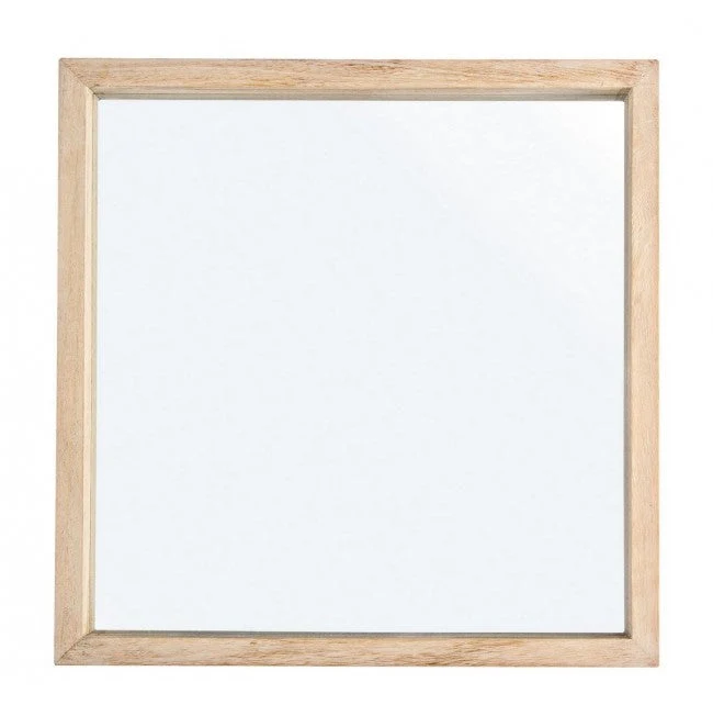 Specchio con Cornice Tiziano 2435 Quadrato 42x42 in Legno