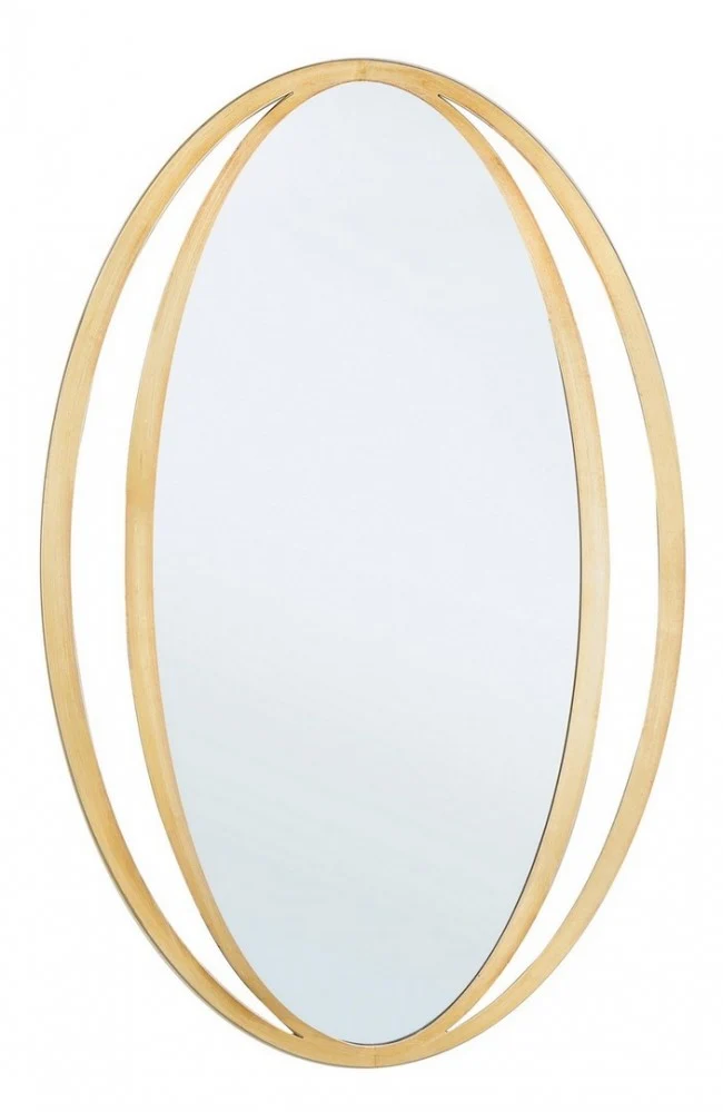 Specchio con Cornice Nabila Oro 51x80 in Metallo