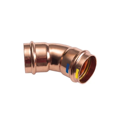 Curva a 45 ff a pressare per acqua e gas b one diam. 15