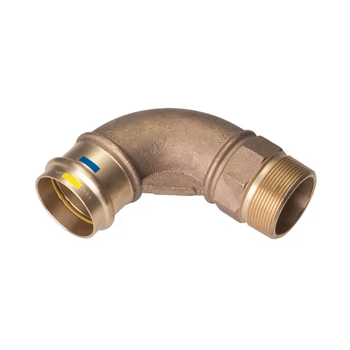 Curva a 90 f/filetto m a pressare acqua/gas b one diam 35 x 1 1/4