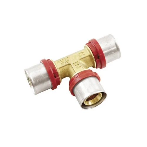 Raccordo press a t per multistrato 26 x 26 x 20
