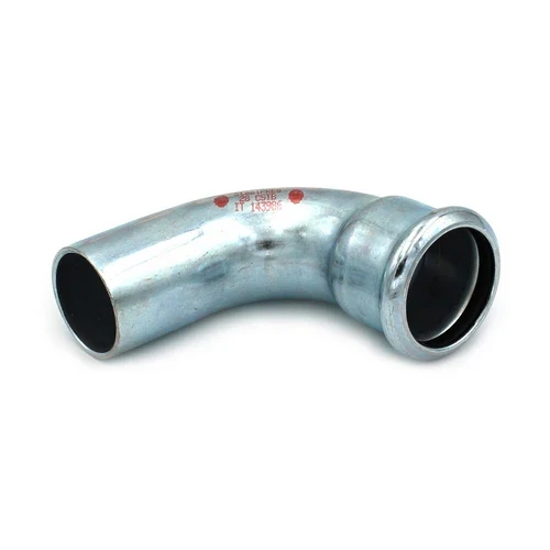 Curva 90 mf a pressare in acciaio carbonio steel pres diam. 54