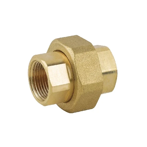 Raccordo diritto con o-ring 3 pz ff in ottone giallo 1/2