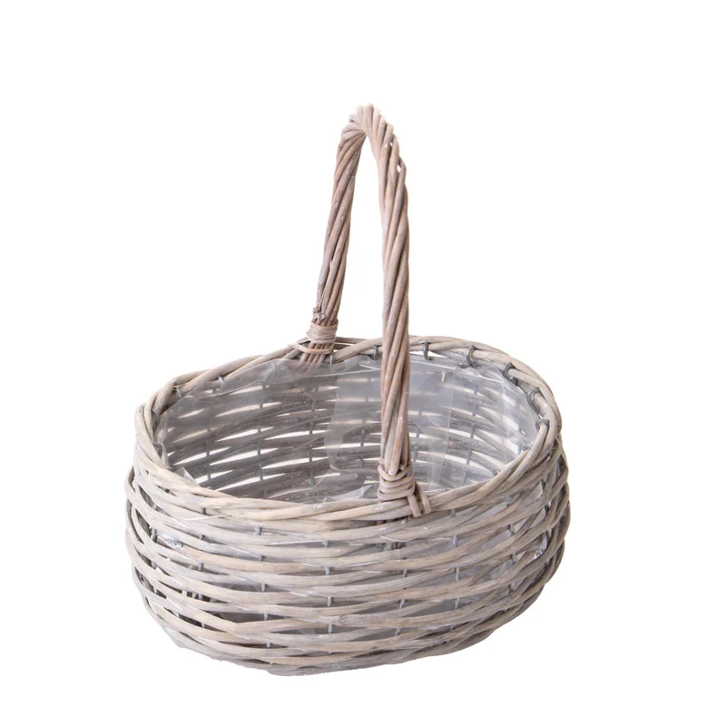 Set 4 Cesti Ovale Manico 22x155x28 cm