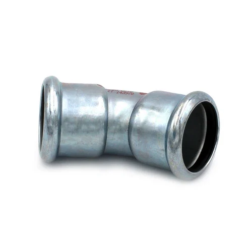 Curva 45 ff a pressare in acciaio carbonio steel pres diam. 28