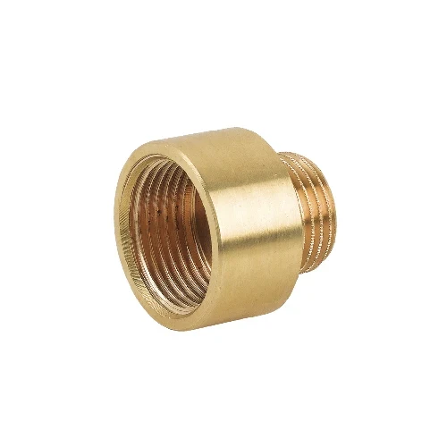 Prolunga ridotta fm in ottone giallo 3/4 x 1/2