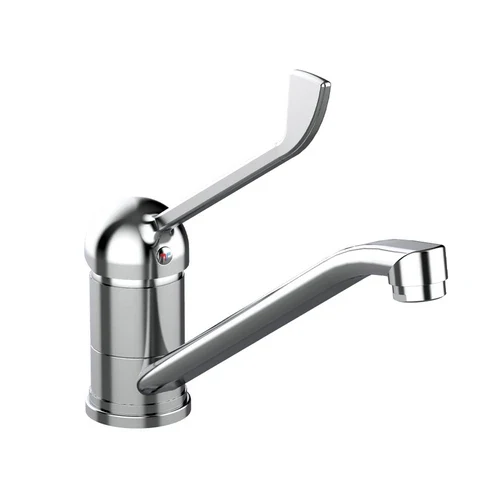 Miscelatore monocomando lavello leva clinica frontale linea ten cromo
