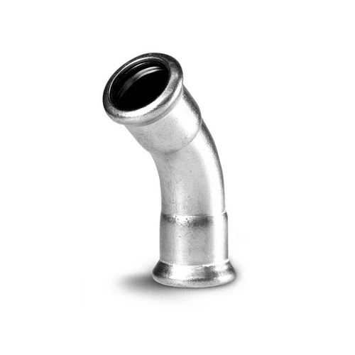 Curva ff 45 a pressare in acciaio cabonio diam. 54