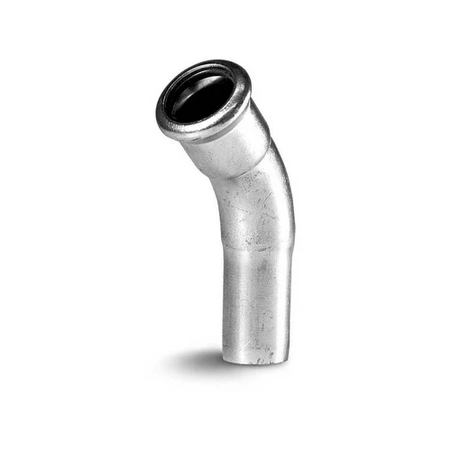 Curva mf 45 a pressare in acciaio carbonio diam. 42