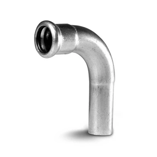 Curva mf 90 a pressare in acciaio carbonio diam. 22