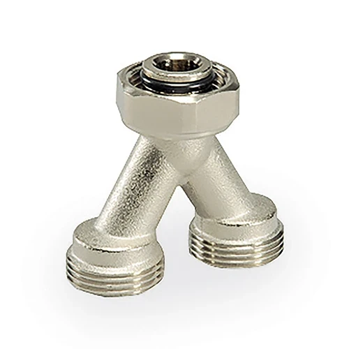 Raccordo sdoppiatore 3/4 ek nichelato g3/4 ek