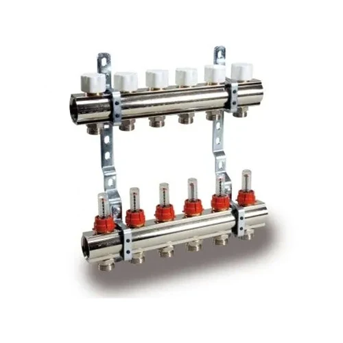 Collettore di distribuzione premontato serie cd 8 vie 1 x 3/4ek