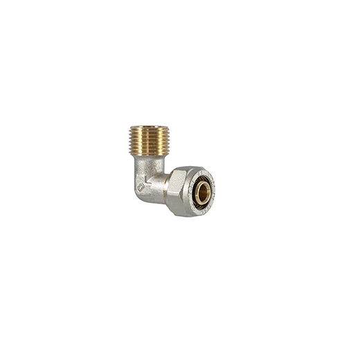 Raccordo curvo maschio a compressione per multistrato 1 x 26