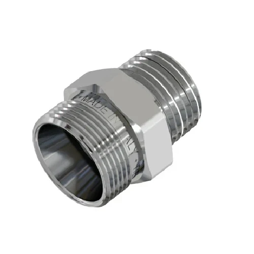 Raccordo diritto maschio cromato 3/4 24x19 fil d.16