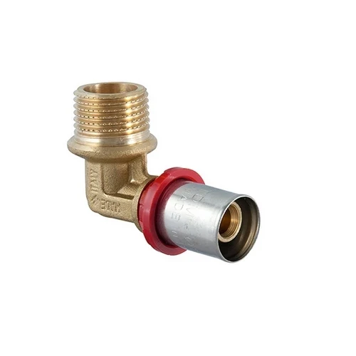 Raccordo curvo maschio a pressare per multistrato 1 x 26